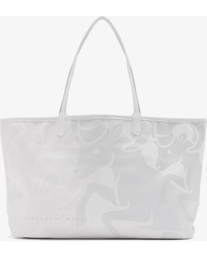 MONFARADI MARE Aries Zodiac Tote Bag - White