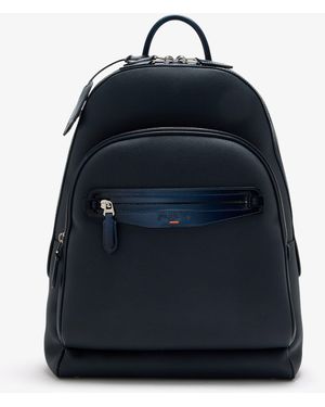 Santoni Leather Backpack - Blue