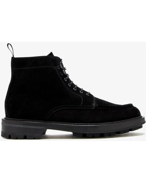 Neil Barrett Suede Ankle Boots - Black