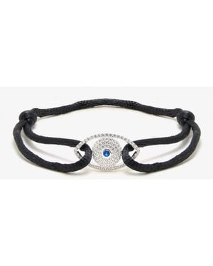 Common Lines Eye Element Bracelet - White