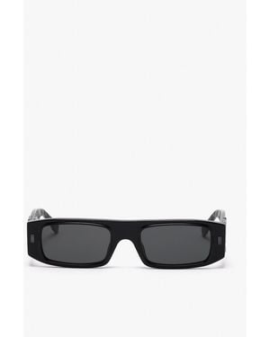 Fendi Ff Squared Sunglasses - Black