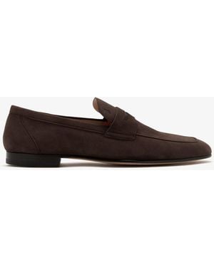 Tod's Suede Loafers - White