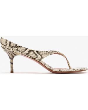 AMINA MUADDI Alexandra 60 Slippers - White