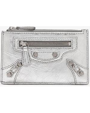 【BALENCIAGA】 シルバー Le City ロング コイン&カードホルダー BALENCIAGA】Le City ロング コイン&カードホルダー