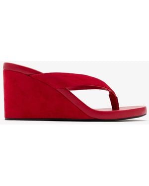 Tony Bianco Avanti Wedge Sandals - Red