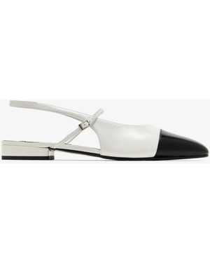 The Lline Willa Slingback Pumps - White