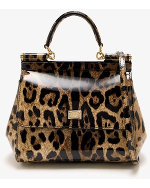 Dolce & Gabbana Medium Sicily Handbag - Black