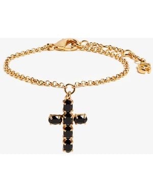 Dolce & Gabbana Cross Charm Bracelet - White