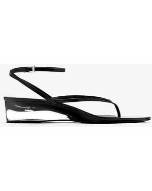 Alaïa Inivisible Thong Sandals - White