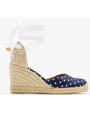 Castañer Carina Wedge Espadrilles - Blue