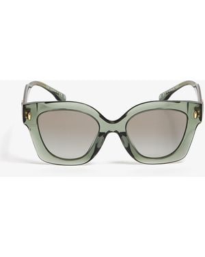 Tory Burch Miller Pushed Square Sunglasses - Gray