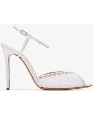 Andrea Wazen Katy Sandals - White