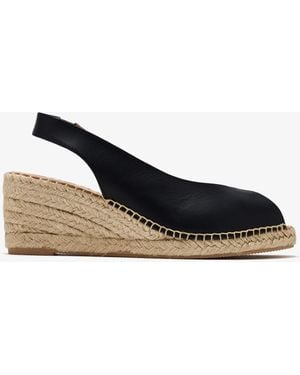 Luna Esmeralda Wedge Espadrilles - Black