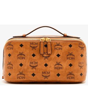 MCM Ottomar Toiletry Bag - Brown