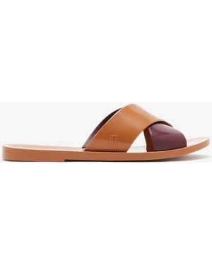 Melissa Essential Cross Slide Sandals - Brown