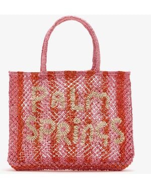The Jacksons Palm Springs Small Tote Bag - Red
