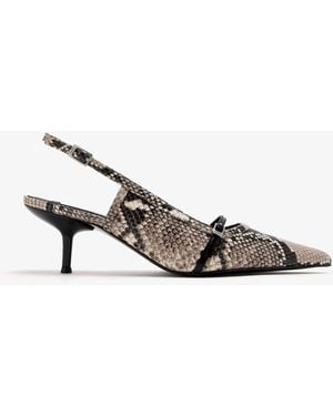 The Lline Estelle Slingback Pumps - White