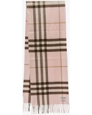 Burberry Giant Check Scarf - Pink