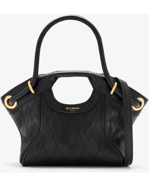 Balmain Small Tote Bag - Black
