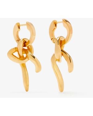 Bottega Veneta Knot Earrings - Metallic