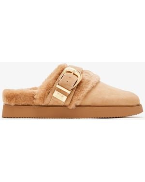 Steve Madden Cozy Up Slippers - Brown