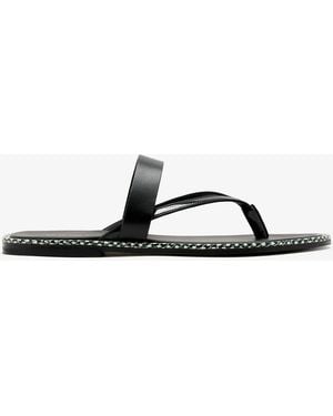 Dries Van Noten Leather Sandals - White