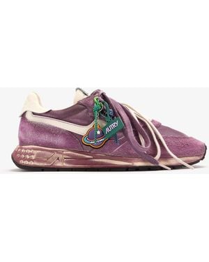 Autry Reelwind Super Vintage Low Top Sneakers - Pink