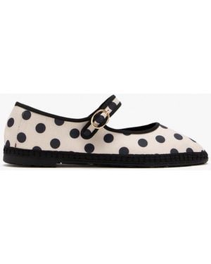 Flabelus Edmond Mary Jane Shoes - White
