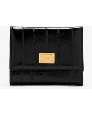 Dolce & Gabbana Eel Leather Wallet - Black