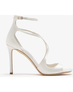 Jimmy Choo Azia 95 Sandals - White
