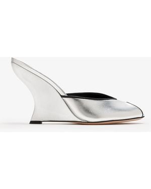 Veronica Beard Mirabel Mules - White
