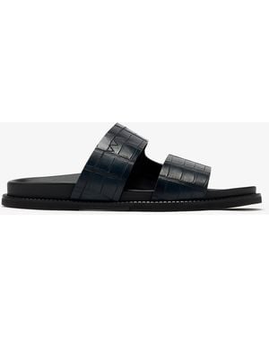 J.M. Weston Anatomical Double V Sandals - White