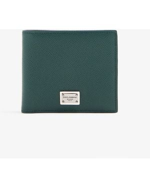 Dolce & Gabbana Dauphine Calfskin Wallet - Green