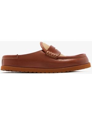 Birkenstock 1774 Naples Wrapped Raffia Slippers - Brown