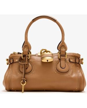 Chloé Paddington Shoulder Bag - Metallic