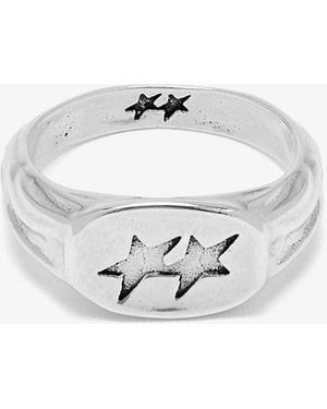 Twojeys Superstar Signet Ring - White