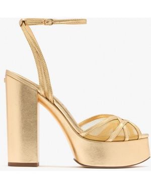 Sam Edelman Sandy Platform Sandals - Metallic
