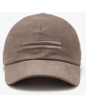 ZEGNA Oasi Lino Baseball Cap - Gray