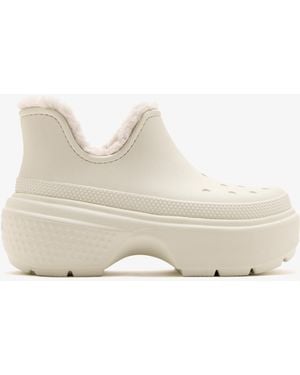 Crocs™ Stomp Lined Shorty Boots - Natural