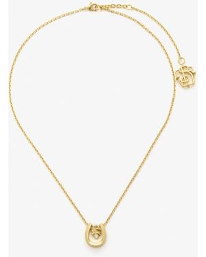 Burberry Horseshoe Necklace - White