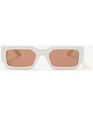 Versace Rectangular Sunglasses - White