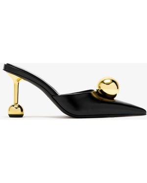 JW PEI Sofia 80 Mules - Black
