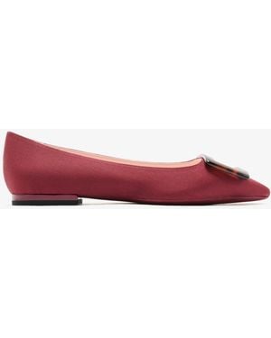 Roger Vivier Gommettine Ballet Flats - Red