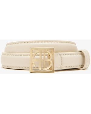 Anine Bing Monogram Belt - Natural