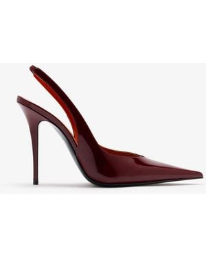 AMINA MUADDI Anok 105 Slingback Pumps - Red