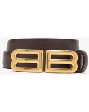 Balenciaga Bolero Bb Belt - Brown