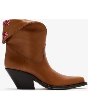 Chloé Azelan Ankle Boots - Brown