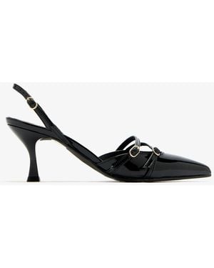 Alohas Joelle Slingback Pumps - White