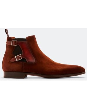 Magnanni Leather Boots - Brown