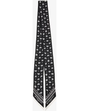 Givenchy Silk Bandana Bandeau - White